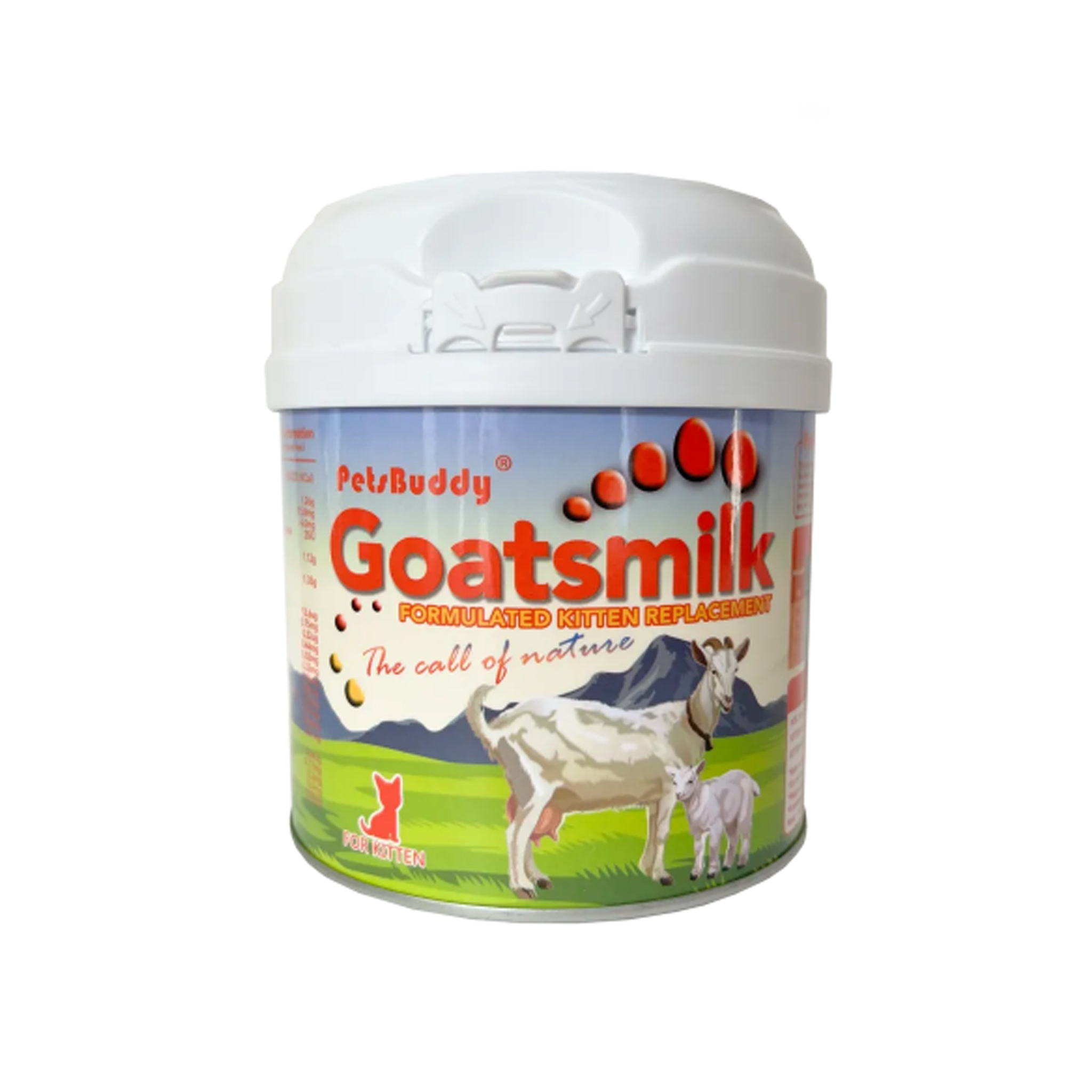 PetsBuddy Goats Milk Formulated Kitten Replacement 210g - Pet Formula PH