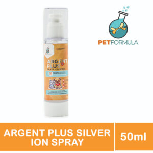 Argent Plus Silver Ion Wound Pet Spray – Deodorizer, Disinfectant w/ Antibacterial Effect 50ML