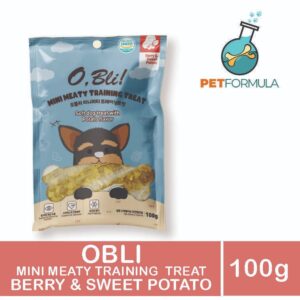 Korean O.bli Mini Meaty Healthy Dog Treats – Berry & Sweet Potato